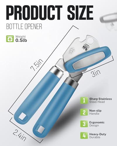Multifunctional Can Opener Manual (Blue)