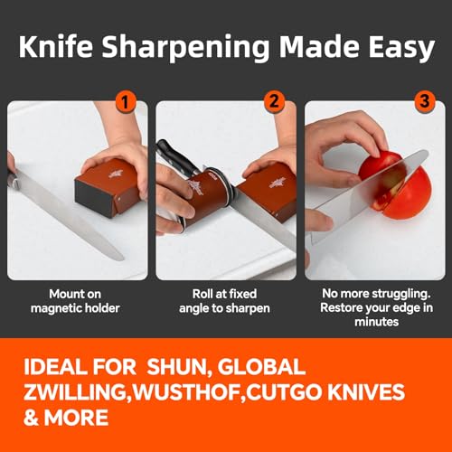 The Innovative Knife Sharpener (Brown)