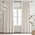 100 Inch Long Black Out Custom Drapery Panels (Birch / 52"W x 100"L (Pack of 2))