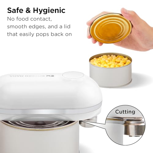 Mini Plus Rechargeable Electric Can Opener (White)