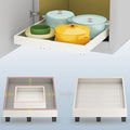 Pull out Cabinet Organizer (White / (15"W-21"W)X(17"D-24"D))