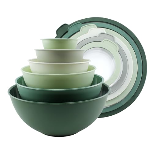 Mixing Bowls with Lids (Sage Tritan Lid)