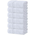 Wealuxe White Hand Towels 16x27 Inch (White / Hand Towels 6-Pack)
