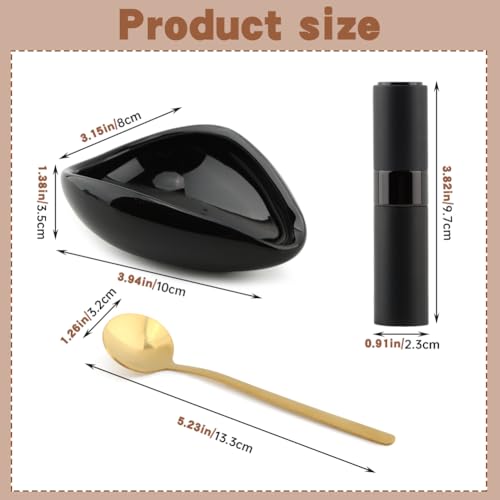 Coffee Bean Dosing Cup (8.5*2.8*10cm/3.35*1.1*3.94inch / Black)