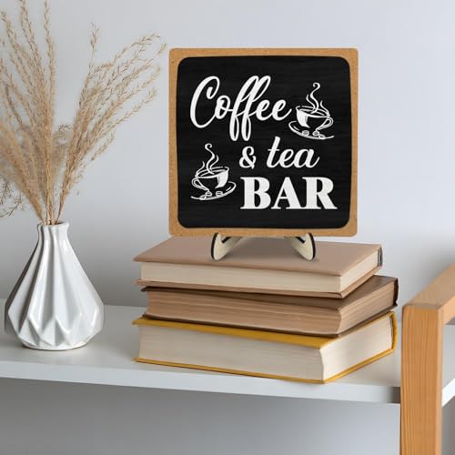 Coffee Bar Decor Sign (Black+Brown04)