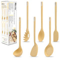 6 Piece Silicone Kitchen Cooking Utensils Set