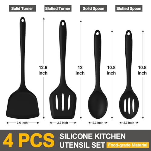Black Kitchen Utensil Set (Black)