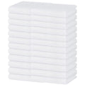 100% Cotton Waffle Weave Kitchen Dish Towels 24 (White / 13 X 28 - 24 Pack)