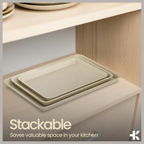 BAKKEN Kitchen Baking Pans (Gray / Pack of 3)
