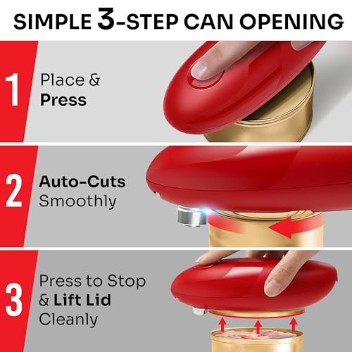 SmoothEdge Auto Can Opener Electric (Red)