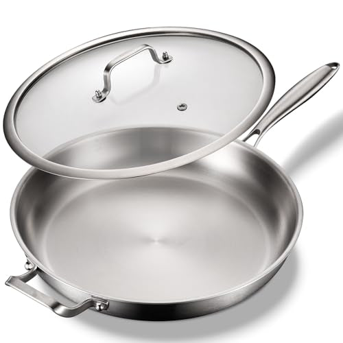 Tri Ply Stainless Steel Pan (14")