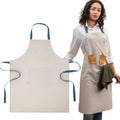 100% Cotton Canvas Apron for Women & Men (Grey)