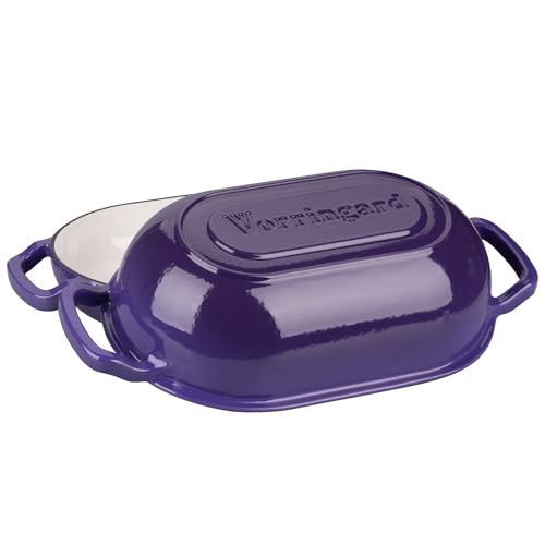 Enameled Cast Iron Sourdough Bread Oven (5 QT / Purple)