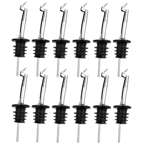 12 Pack Oil Pourers with Flip Top (Pourers - Flip Top-Zidong)