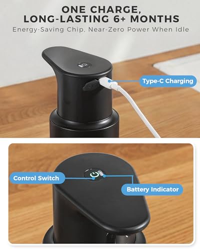 Automatic Liquid Soap Dispenser Touchless (Black / Liquid)