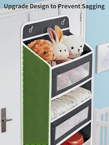 Over the Door Organizer for Bedroom (Black / 1 Pack (Standard))