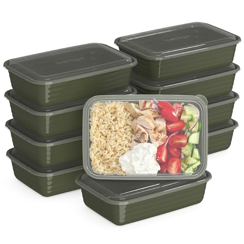 Prep Meal Prep Containers with Lids (Khaki Green)