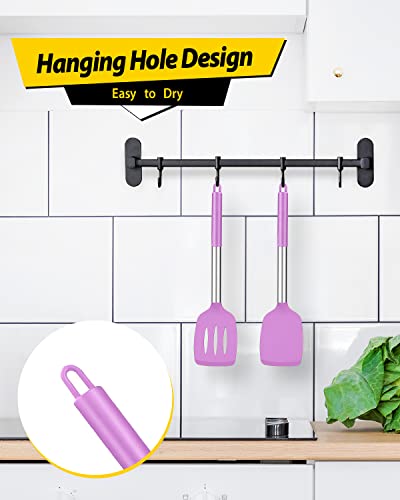 Pack of 2 Silicone Solid Turner (Purple)
