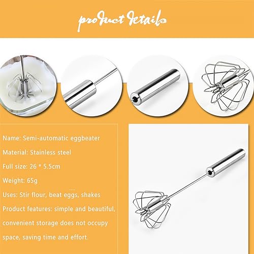 Stainless Steel Egg Whisk (12in)