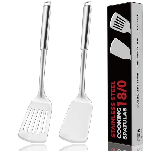 14.5 in Stainless Steel Spatula Set (Pack of 2)
