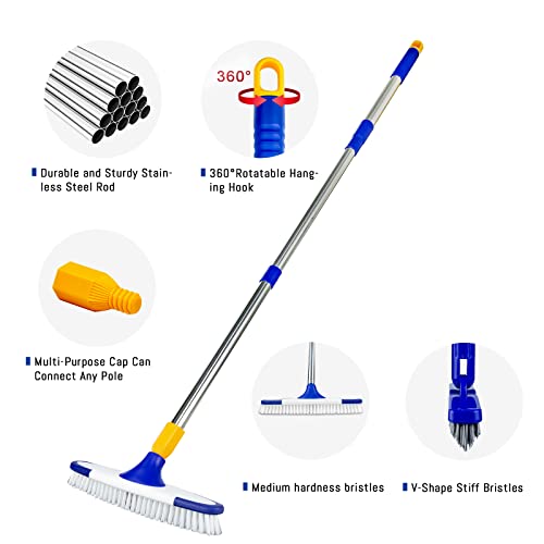 Grout & Scrub Brush Combo (White & Blue Head)