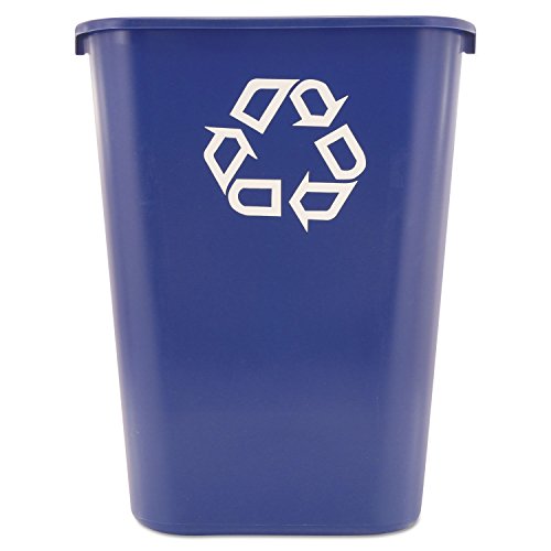 Deskside Recycling Can (10.25 Gallons / Blue)