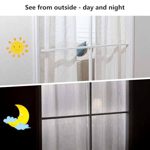 Linen Sliding Glass Door Curtains for Living Room 84 Inches Long (100"W x 84"L (Pack of 1) / Linen)