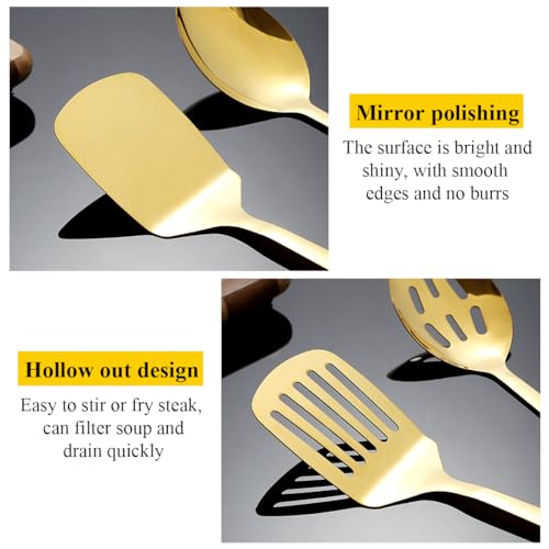 Gold Kitchen Utensils Set 4pcs