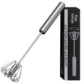 Egg Whisk Upgraded Stainless Steel Semi Automatic Whisk (316-12 Inch)