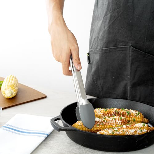 Met Lux 12 Inch Kitchen Tong (12" / Gray)