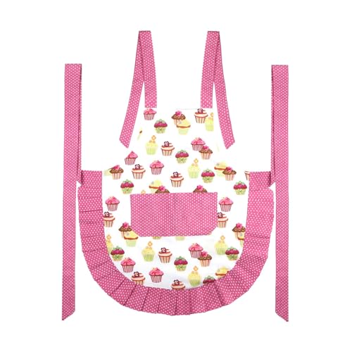 Kid Cotton Aprons (Pink Cupcake)