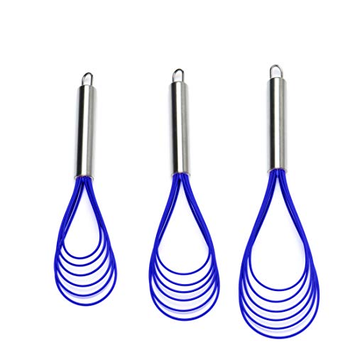 Flat Whisk Set (Blue)