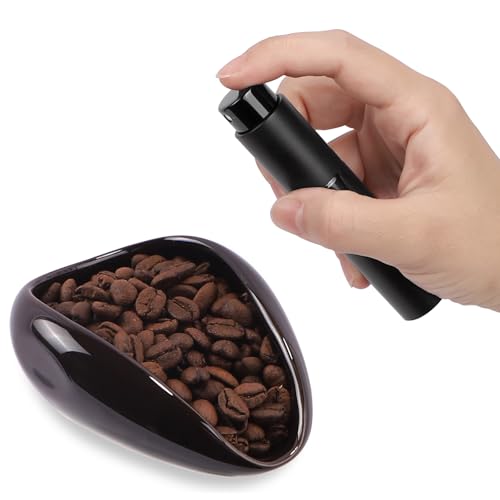 Coffee Bean Dosing Cup and Spray Bottle Set (Brown)