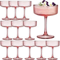 Martini Glasses Set of 12 (Pink / 12 PCS)