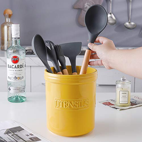 Cooking Utensil Holder (Yellow)