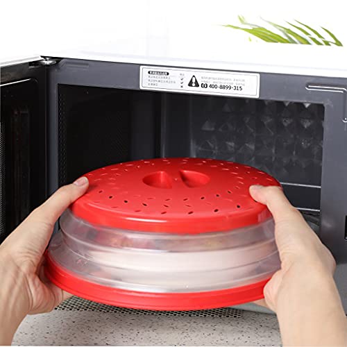 Collapsible Microwave Splatter Cover (10.5 IN,Cream yellow)