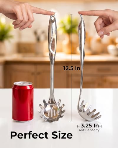 Stainless Steel Pasta Spoon (Pasta Server)