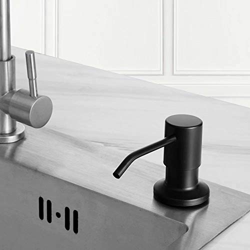 Soap Dispenser for Kitchen Sink (Matte Black)