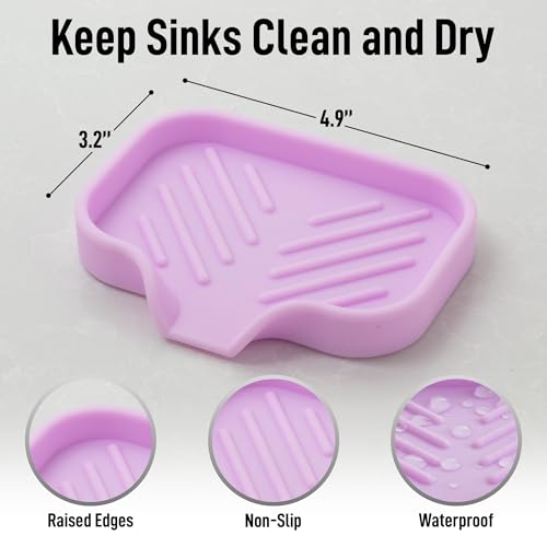 Small Silicone Sponge Holder (Lavender (Small) / Small (4.9x3.3))