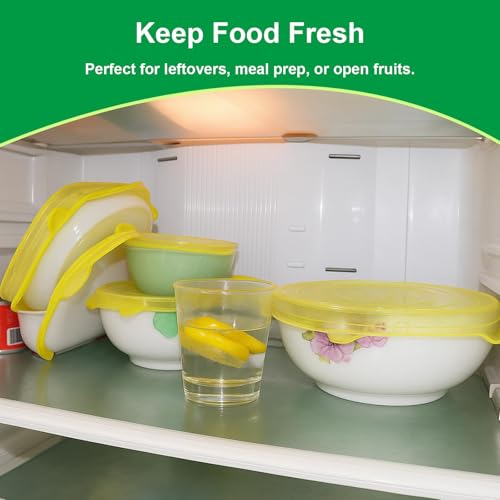 Silicone Stretch Lids (Yellow)