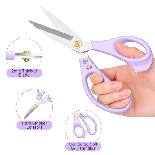 All Purpose Kitchen Scissors (Purple)