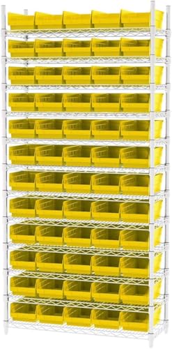 30130 Heavy Duty Plastic Shelf Bins (Yellow / Bin Box)