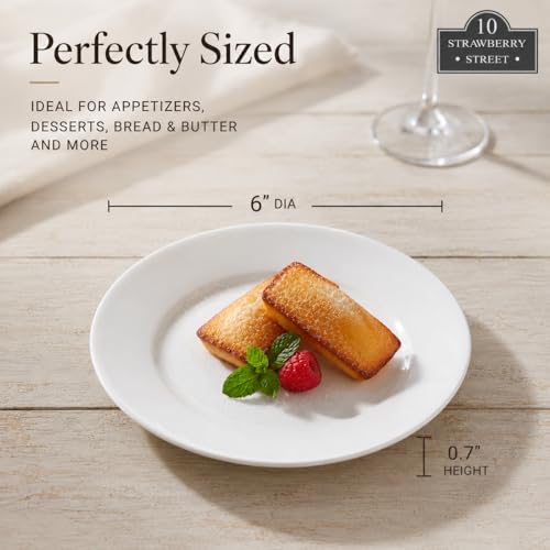 6" Catering Round Appetizer Plate (Round / 6" Appetizer)