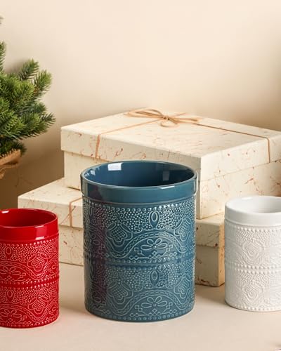 Kitchen Utensil Holder (2Pcs Grayish Blue)