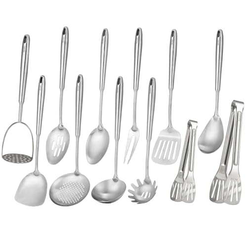 18 10 Stainless Steel Kitchen Utensils Set (12-Pieces)