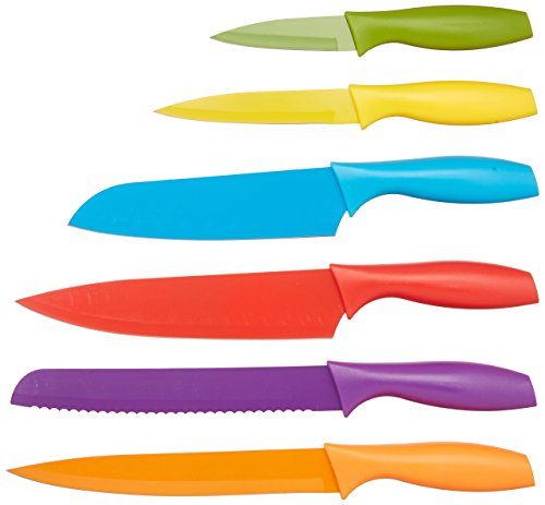 Color Coded Dishwasher Safe Kitchen Knife Set