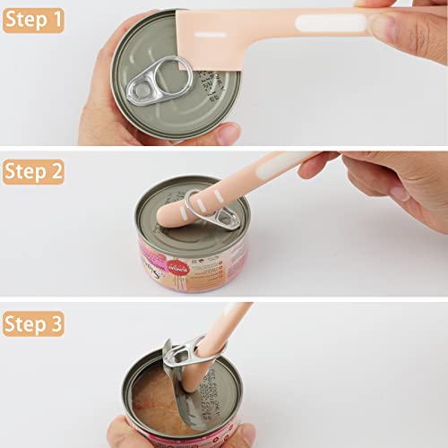 6 PCS Pet Food Can Cover Lids with Mixing Spoon for Dogs and Cats