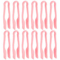 12 Pcs Toaster Tongs (6 Inch / Red)