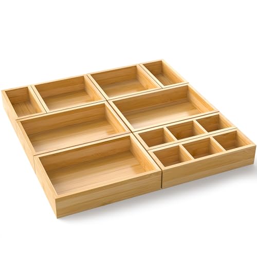 Bamboo Drawer Organizer