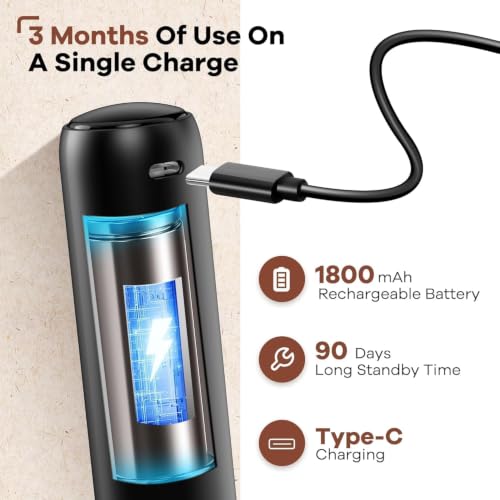 Rechargeable Milk Frother (Ebony)
